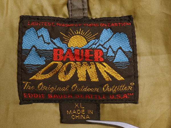 エディーバウアー スカイライナー ダウン ジャケット メンズ XL 古着 550フィル 日の出タグ バウアーダウン 1936 復刻モデル キルティング 