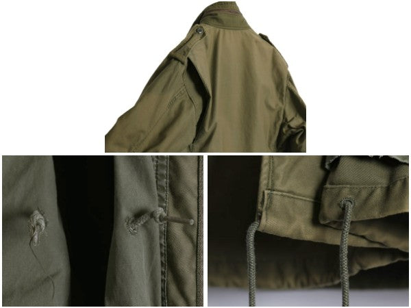 70s ALPHA 社製 米軍実物 US ARMY M-65 フィールド ジャケット SMALL REGULAR / 74年製 ヴィンテージ ミリタリー 3rd ブラス ジャンパー
