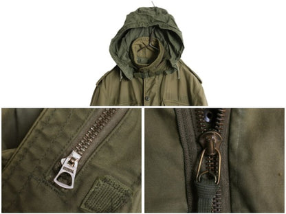 70s ALPHA 社製 米軍実物 US ARMY M-65 フィールド ジャケット SMALL REGULAR / 74年製 ヴィンテージ ミリタリー 3rd ブラス ジャンパー