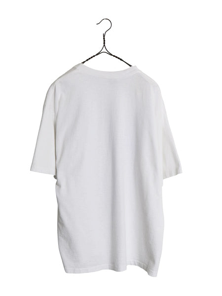 90s USA製 ★ マティス イカロス パロディ イラスト プリント Tシャツ メンズ XL オールド アート 芸術 絵画 アニマル シングルステッチ 白