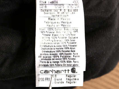 US企画 カーハート アクティブ ジャケット メンズ XL / ワーク ダック フード パーカー 中綿 キルティング ライナー ブルゾン 大きいサイズ