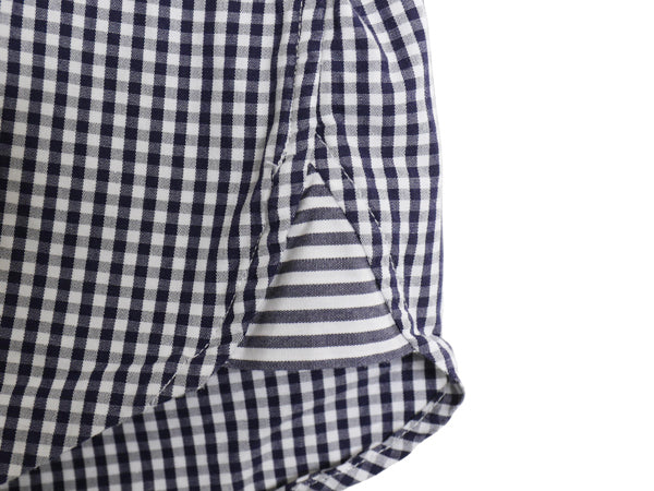 ブルックスブラザーズ ギンガム チェック 3点留め 長袖 ボタンダウン シャツ メンズ XL ビンテージ モデル コットン マチ付き 大きいサイズ
