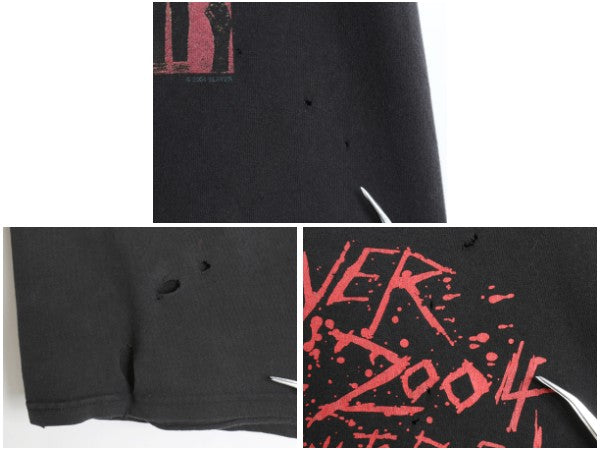 00s スレイヤー ツアー 両面 プリント Tシャツ メンズ M / オールド オフィシャル バンド メタル ロック イラスト アート グラフィック 黒