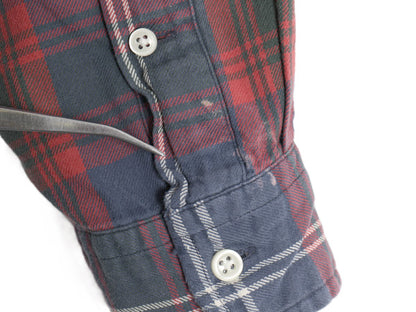00s ラルフローレン チェック 長袖 ボタンダウン シャツ メンズ L オールド ポロ CLASSIC FIT コットン ワンポイント ポニー マルチカラー