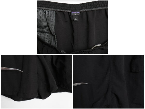 パタゴニア バギーズ ショーツ メンズ XL / アウトドア ナイロン ショートパンツ スイム サーフ 短パン 海パン 水陸両用 大きいサイズ 黒