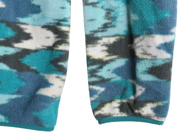 パタゴニア 総柄 ライトウェイト シンチラ スナップT レディース XL 古着 17年製 フリース プルオーバー ジャケット ブルゾン 大きいサイズ