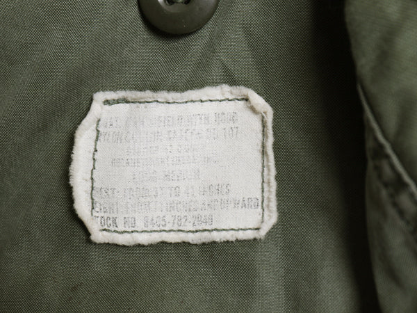 60s 米軍実物 US ARMY M-65 フィールド ジャケット MEDIUM LONG / 古着 ヴィンテージ ミリタリー ジャンパー ブルゾン 軍物 2nd アルミ 