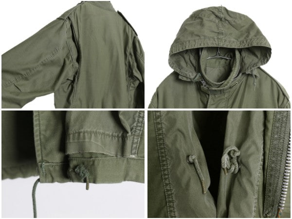 60s 米軍実物 US ARMY M-65 フィールド ジャケット MEDIUM LONG / 古着 ヴィンテージ ミリタリー ジャンパー ブルゾン 軍物 2nd アルミ 