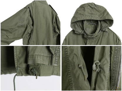 60s 米軍実物 US ARMY M-65 フィールド ジャケット MEDIUM LONG / 古着 ヴィンテージ ミリタリー ジャンパー ブルゾン 軍物 2nd アルミ 