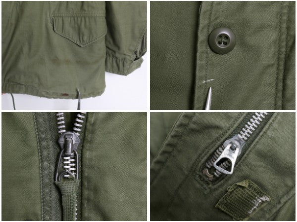 60s 米軍実物 US ARMY M-65 フィールド ジャケット MEDIUM LONG / 古着 ヴィンテージ ミリタリー ジャンパー ブルゾン 軍物 2nd アルミ 