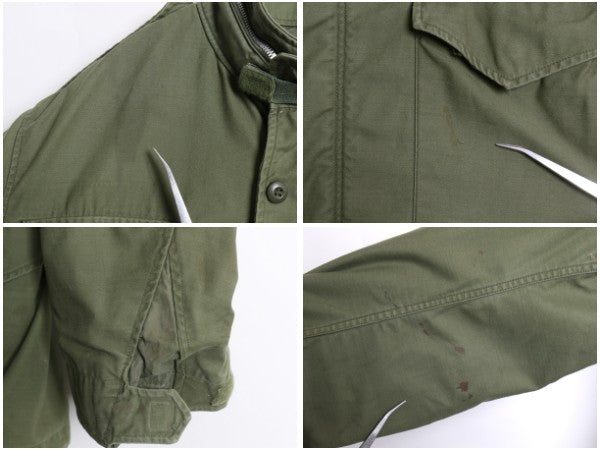 60s 米軍実物 US ARMY M-65 フィールド ジャケット MEDIUM LONG / 古着 ヴィンテージ ミリタリー ジャンパー ブルゾン 軍物 2nd アルミ 