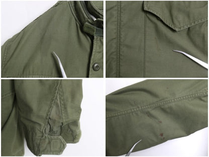 60s 米軍実物 US ARMY M-65 フィールド ジャケット MEDIUM LONG / 古着 ヴィンテージ ミリタリー ジャンパー ブルゾン 軍物 2nd アルミ 