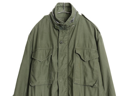 60s 米軍実物 US ARMY M-65 フィールド ジャケット MEDIUM LONG / 古着 ヴィンテージ ミリタリー ジャンパー ブルゾン 軍物 2nd アルミ 