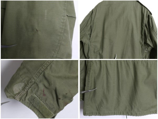 60s 米軍実物 US ARMY M-65 フィールド ジャケット MEDIUM LONG / 古着 ヴィンテージ ミリタリー ジャンパー ブルゾン 軍物 2nd アルミ 