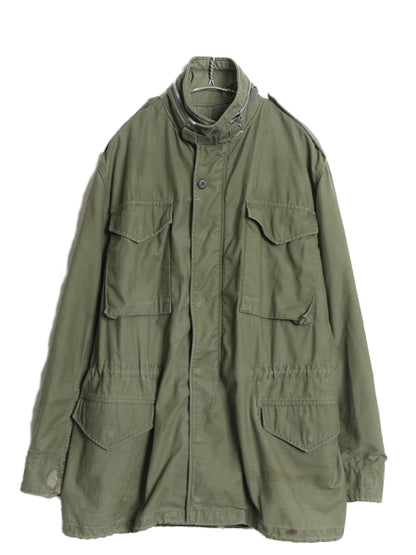60s 米軍実物 US ARMY M-65 フィールド ジャケット MEDIUM LONG / 古着 ヴィンテージ ミリタリー ジャンパー ブルゾン 軍物 2nd アルミ 