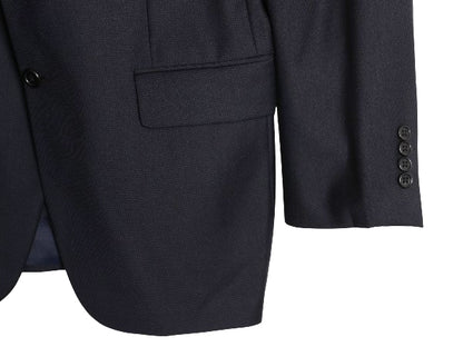 USA製 ヒッキーフリーマン テーラード ジャケット メンズ M 程/ スーツ ブレザー サマー ウール 紺ブレ 素材 きれいめ ビジネス トラッド