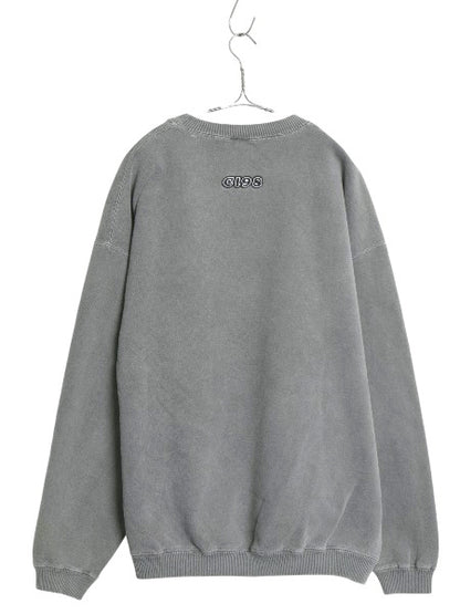 90s グラフィック アート 刺繍 スウェット メンズ XXL / オールド 裏起毛 トレーナー パロディ 両面  ポップ フリーメイソン 大きいサイズ
