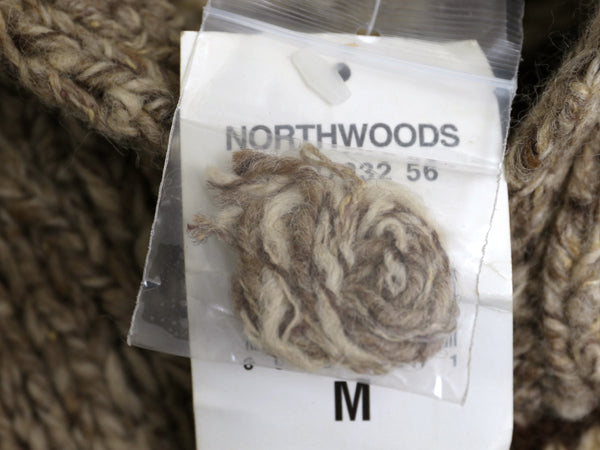 デッドストック 90s ★ ポロスポーツ ラルフローレン カウチン ハンドニット セーター メンズ レディース M / 手編み ウール プルオーバー