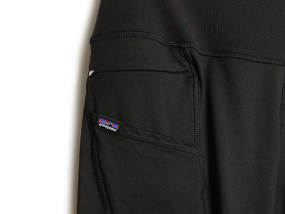 パタゴニア パックアウト クロップ パンツ レディース M ストレッチ タイツ レギンス スパッツ フィットネス トレーニング ワンポイント 黒