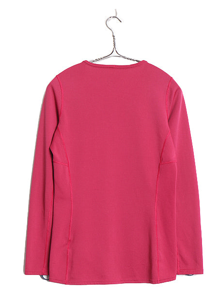 パタゴニア キャプリーン 長袖 Tシャツ レディース XS / 17年製 アウトドア ロンT ストレッチ アンダーシャツ インナー シンプル ピンク
