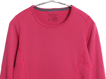 パタゴニア キャプリーン 長袖 Tシャツ レディース XS / 17年製 アウトドア ロンT ストレッチ アンダーシャツ インナー シンプル ピンク