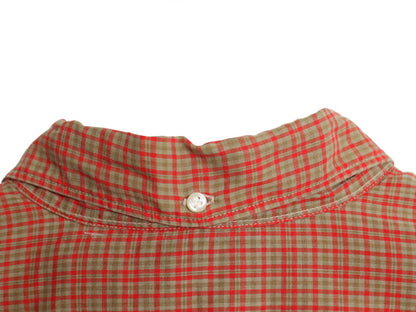 60s USA製 ★ マンハッタン 3点留め ボタンダウン シャツ メンズ M 古着 ヴィンテージ BD 100% コットン 長袖シャツ ポケット付き 6ボタン