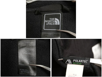 ノースフェイス フード付き デナリ ジャケット ボーイズ L メンズ XS 程 アウトドア フリース ナイロン パーカー フルジップ ジャンパー 黒