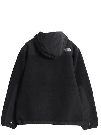 ノースフェイス フード付き デナリ ジャケット ボーイズ L メンズ XS 程 アウトドア フリース ナイロン パーカー フルジップ ジャンパー 黒