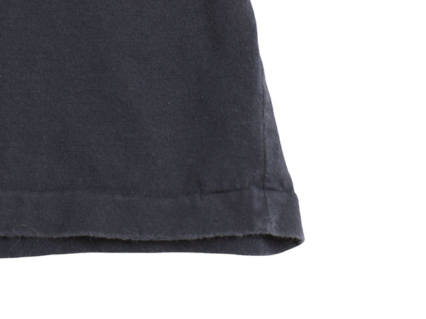 ポロ ラルフローレン 3段 プリント 半袖 Tシャツ メンズ XL / カットソー コットン シングルステッチ クルーネック 大きいサイズ ネイビー
