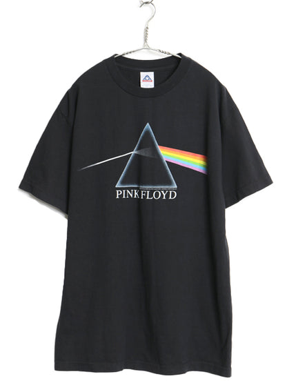 00s ピンクフロイド グラフィック プリント Tシャツ メンズ L / オールド オフィシャル バンド ロック アート イラスト ヘビーウェイト 黒