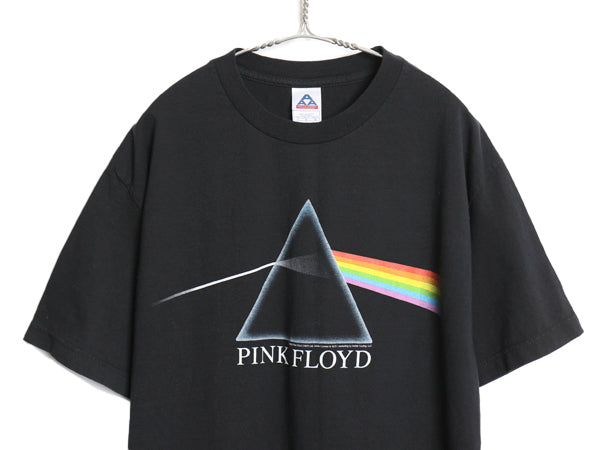 00s ピンクフロイド グラフィック プリント Tシャツ メンズ L / オールド オフィシャル バンド ロック アート イラスト ヘビーウェイト 黒