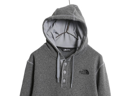 US企画 ノースフェイス セーター フリース パーカー ジャケット メンズ L / ヘンリーネック プルオーバー アウトドア ジャンパー 裏 パイル