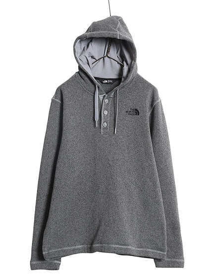 US企画 ノースフェイス セーター フリース パーカー ジャケット メンズ L / ヘンリーネック プルオーバー アウトドア ジャンパー 裏 パイル