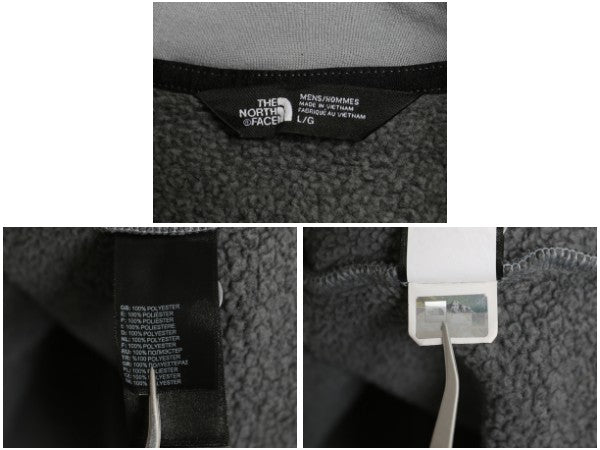 US企画 ノースフェイス セーター フリース パーカー ジャケット メンズ L / ヘンリーネック プルオーバー アウトドア ジャンパー 裏 パイル