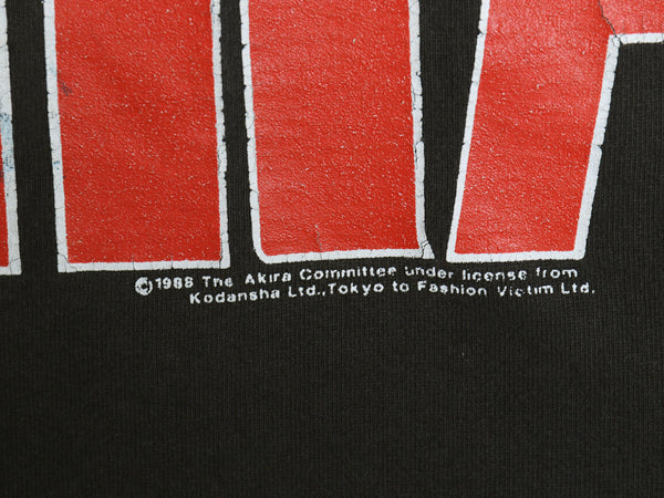 90s 当時物 ★ AKIRA プリント Tシャツ メンズ XL / USA製 FASHION VICTIM オフィシャル アニメ ムービー 金田 ジョーカー キャラクター 黒