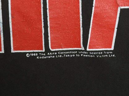 90s 当時物 ★ AKIRA プリント Tシャツ メンズ XL / USA製 FASHION VICTIM オフィシャル アニメ ムービー 金田 ジョーカー キャラクター 黒