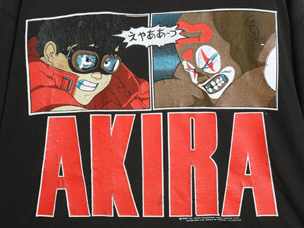 90s 当時物 ★ AKIRA プリント Tシャツ メンズ XL / USA製 FASHION VICTIM オフィシャル アニメ ムービー 金田 ジョーカー キャラクター 黒