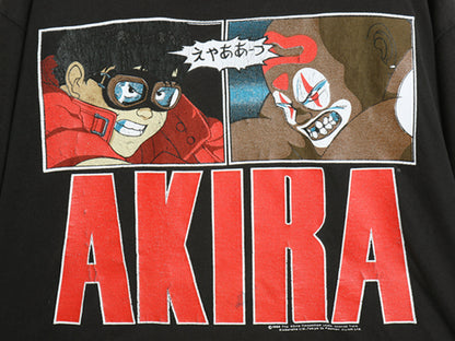 90s 当時物 ★ AKIRA プリント Tシャツ メンズ XL / USA製 FASHION VICTIM オフィシャル アニメ ムービー 金田 ジョーカー キャラクター 黒