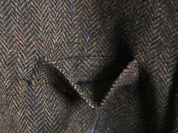 デッドストック ローレン ラルフローレン ツイード テーラード ジャケット メンズ XL 程/ ポロ ウール ブレザー ヘリンボーン 大きいサイズ