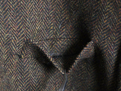 デッドストック ローレン ラルフローレン ツイード テーラード ジャケット メンズ XL 程/ ポロ ウール ブレザー ヘリンボーン 大きいサイズ