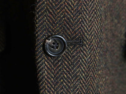 デッドストック ローレン ラルフローレン ツイード テーラード ジャケット メンズ XL 程/ ポロ ウール ブレザー ヘリンボーン 大きいサイズ