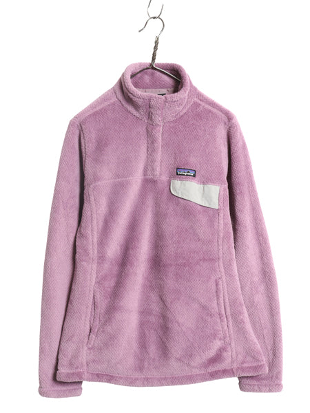 パタゴニア リツール スナップT プルオーバー ジャケット レディース L / 古着 19年製 フリース アウトドア ブルゾン ハイネック シンプル