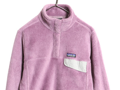 パタゴニア リツール スナップT プルオーバー ジャケット レディース L / 古着 19年製 フリース アウトドア ブルゾン ハイネック シンプル