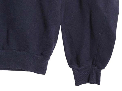 80s USA製 プリント スウェット メンズ レディース L 小さめ M 程/ ヴィンテージ トレーナー 裏起毛 クルーネック バレエ ダンス 薄手 紺