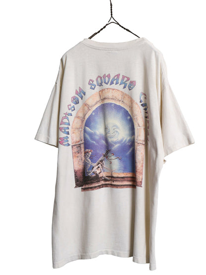 90s USA製 ★ グレイトフルデッド ツアー イラスト プリント Tシャツ メンズ XL / オールド 当時物 バンド ロック スカル キャラクター 白