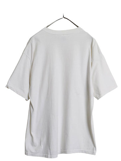 90s USA製 オールド ギャップ 無地 Vネック 半袖 Tシャツ メンズ M / ヘビーウェイト コットン シングルステッチ ブランク カットソー 白 