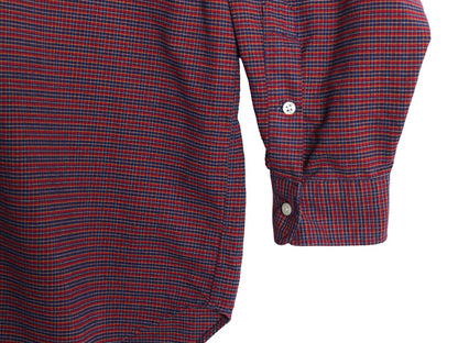 90s The Big SHIRT ラルフローレン チェック 長袖 ボタンダウン シャツ メンズ XL / 古着 オールド ポロ BD オックスフォード 大きいサイズ