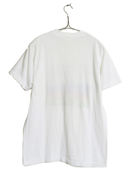 80s USA製 ザ モンキーズ イラスト プリント Tシャツ メンズ M ヴィンテージ 当時物 バンド ロック グラフィック シングルステッチ 白T 白