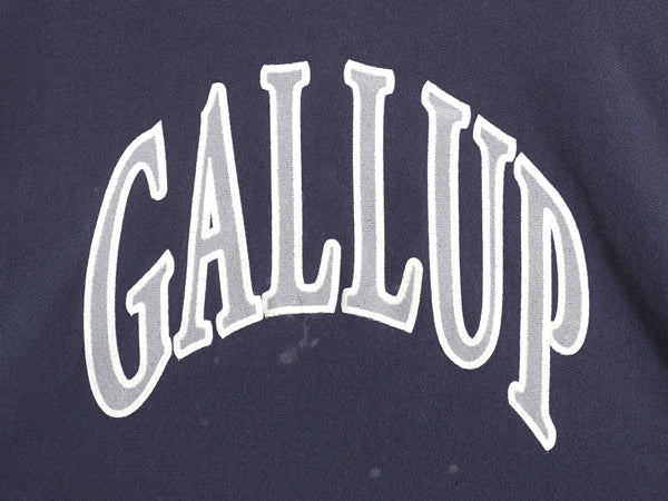 90s USA製 リー カレッジ プリント スウェット メンズ L 古着 オールド ヘビーウェイト トレーナー 裏起毛 厚手 リバース タイプ シンプル