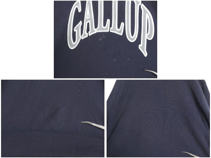 90s USA製 リー カレッジ プリント スウェット メンズ L 古着 オールド ヘビーウェイト トレーナー 裏起毛 厚手 リバース タイプ シンプル